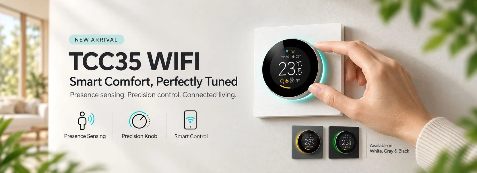 New Rotary Knob Floor Heating Thermostat