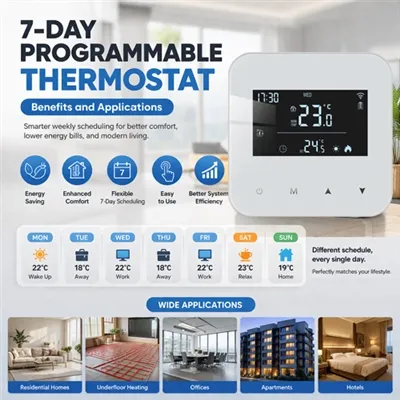 Avantages du thermostat programmable sur 7 jours